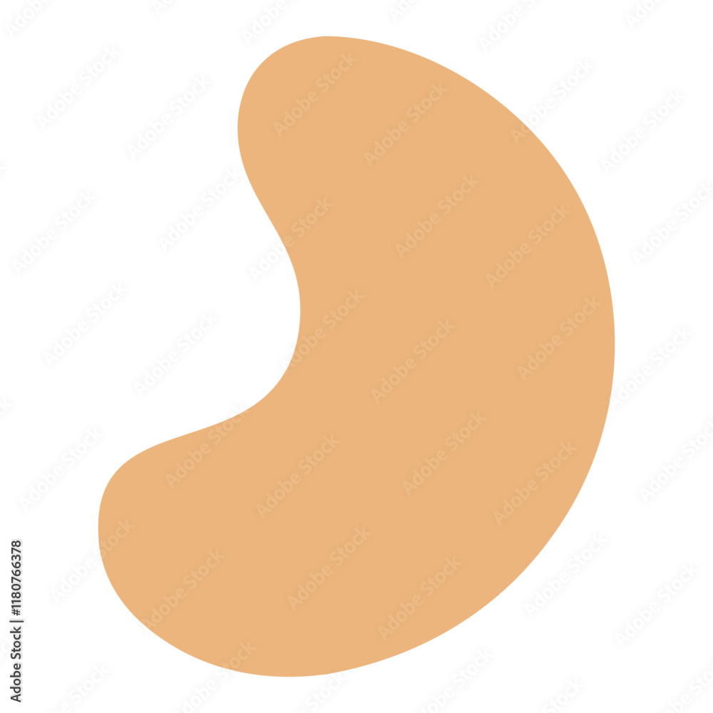 Abstract Organic Mocha Mousse Shape Abstract Organic Mocha Mousse Shape