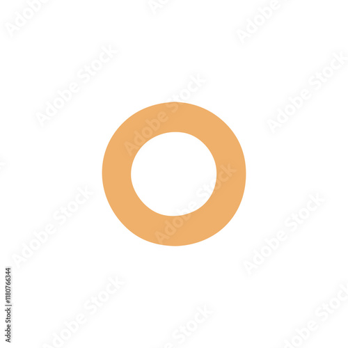 Abstract Organic Mocha Mousse Shape