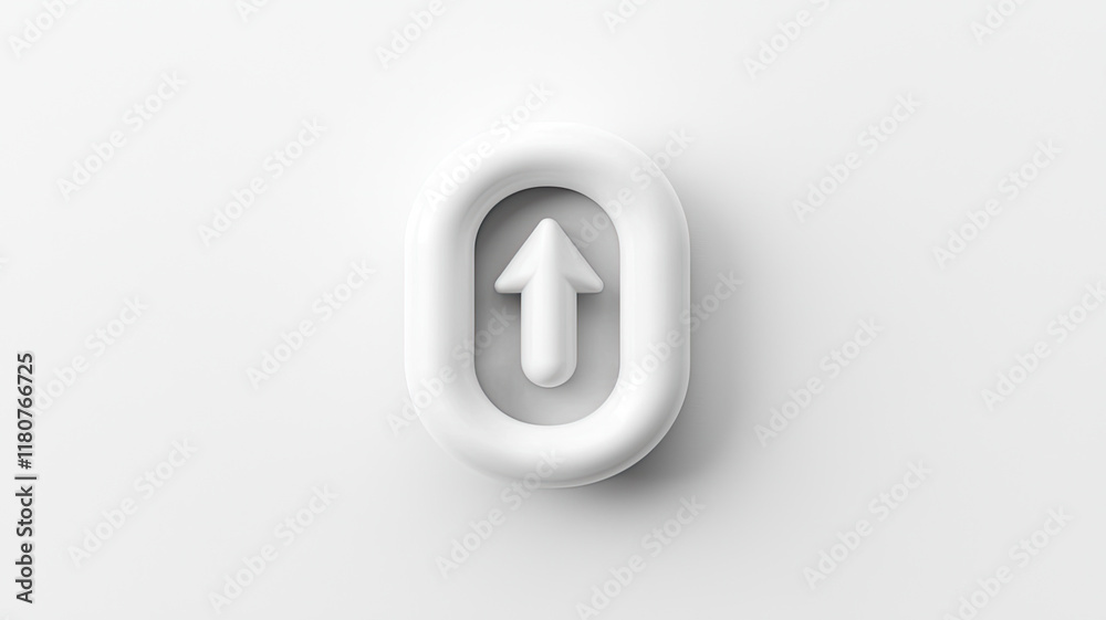 clean white upload icon with raised arrow design clean white upload icon with raised arrow design