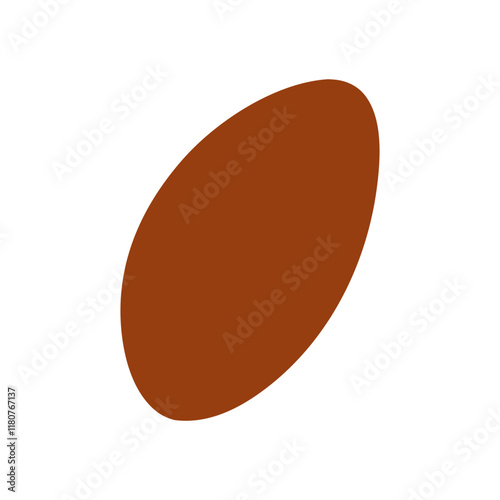 Abstract Organic Mocha Mousse Shape