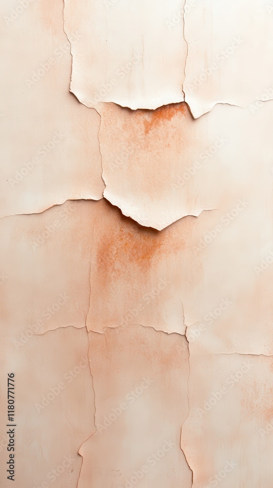Fototapeta premium The wall is peeling and has a rough texture