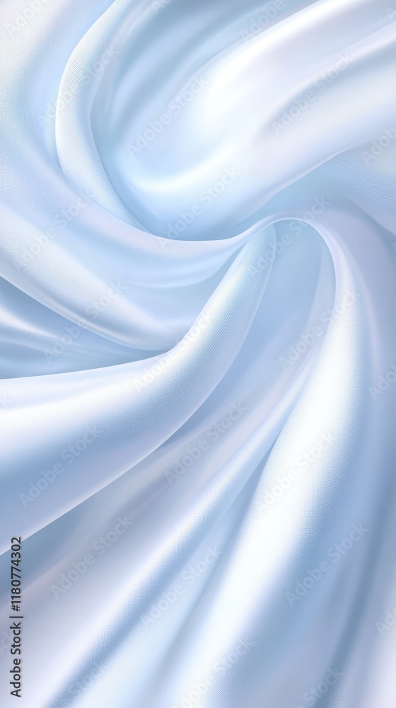 Obraz premium A white fabric with a wave pattern