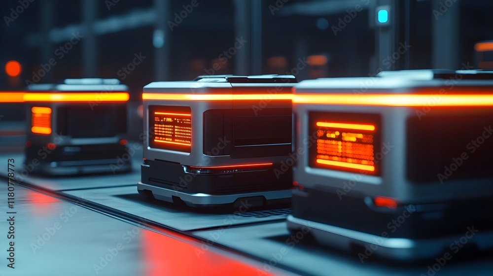 futuristic autonomous delivery robots - futuristic technology