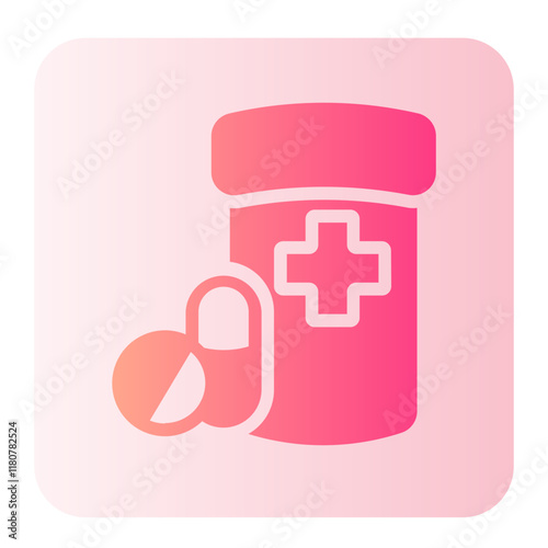 Pill gradient icon