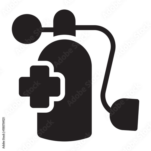 Oxygen Tank glyph icon