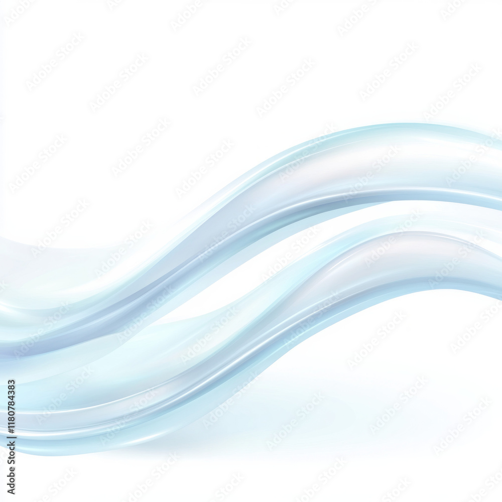 Smooth flowing waves create serene and calming atmosphere in this abstract design Smooth flowing waves create serene and calming atmosphere in this abstract design