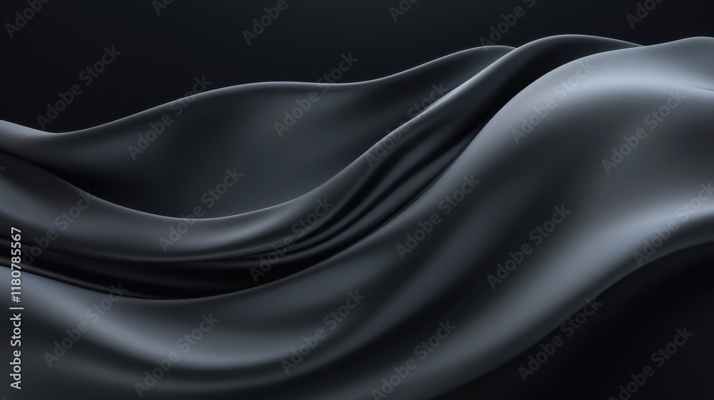 A black and white image of a long, flowing piece of fabric A black and white image of a long, flowing piece of fabric