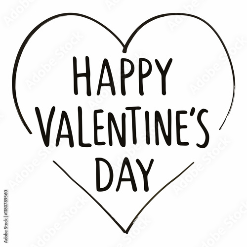 happy valentine's day vector art