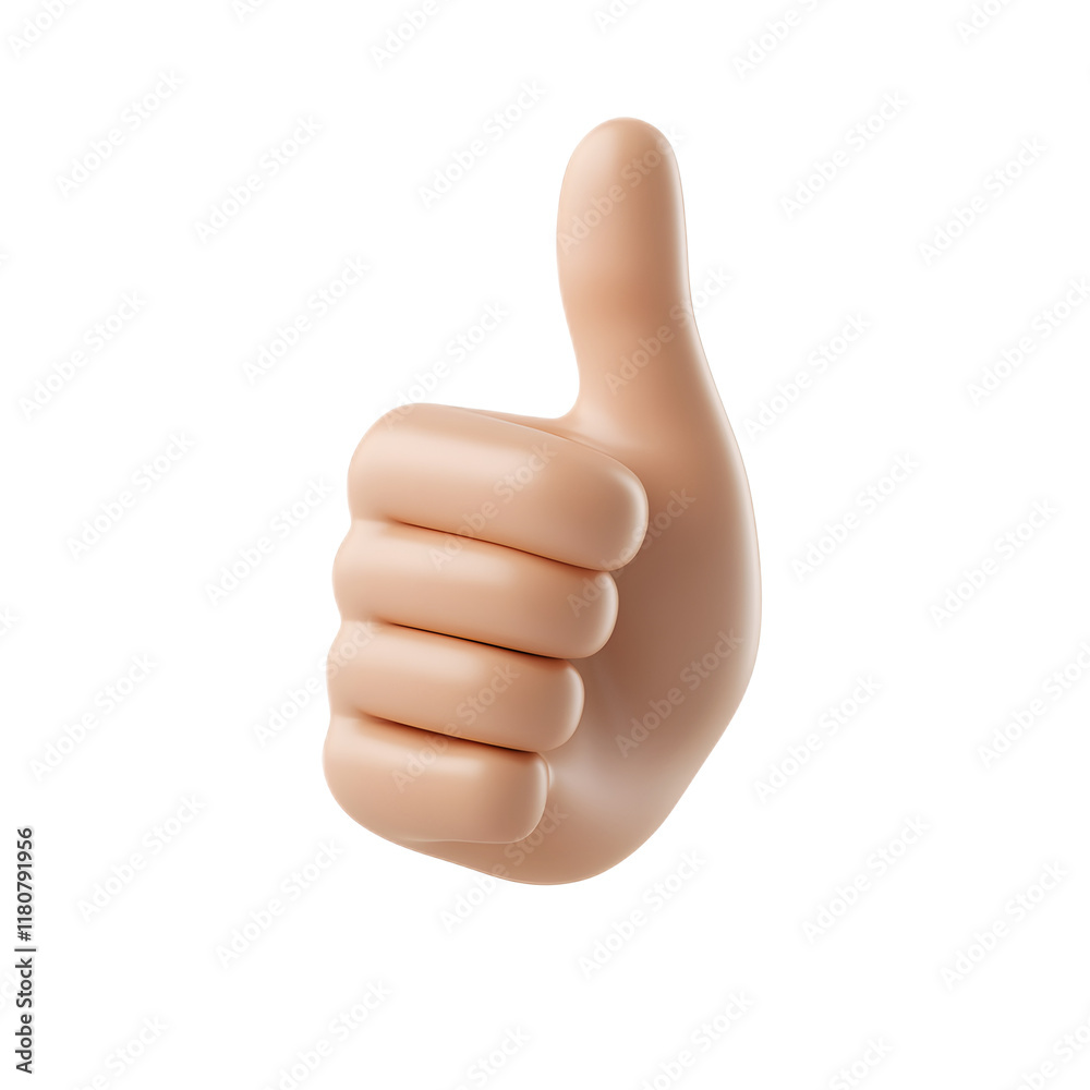 3D Transparent Hand Gesture of Thumbs Up Sign for Approval Success and Positive Feedback 3D Transparent Hand Gesture of Thumbs Up Sign for Approval Success and Positive Feedback