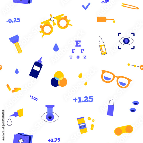 Eyesight examination pattern