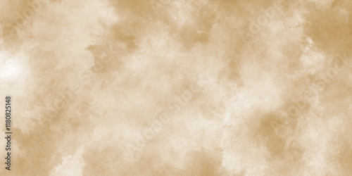 Old brown paper parchment banner with distressed vintage grunge texture, Abstract Background Texture Pattern with brown color, Heavily Mixed Wall Art paper texture, rustic dark wood with stains.