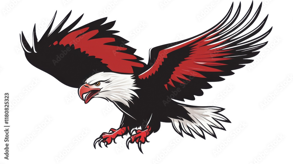 Obraz premium Eagle transparent background