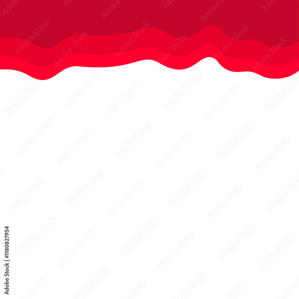 Obraz premium Red Website Separator Form