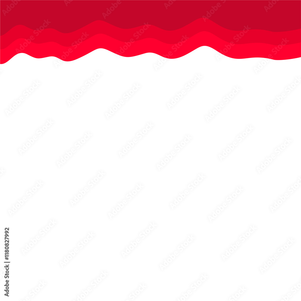 Obraz premium Red Website Separator Form