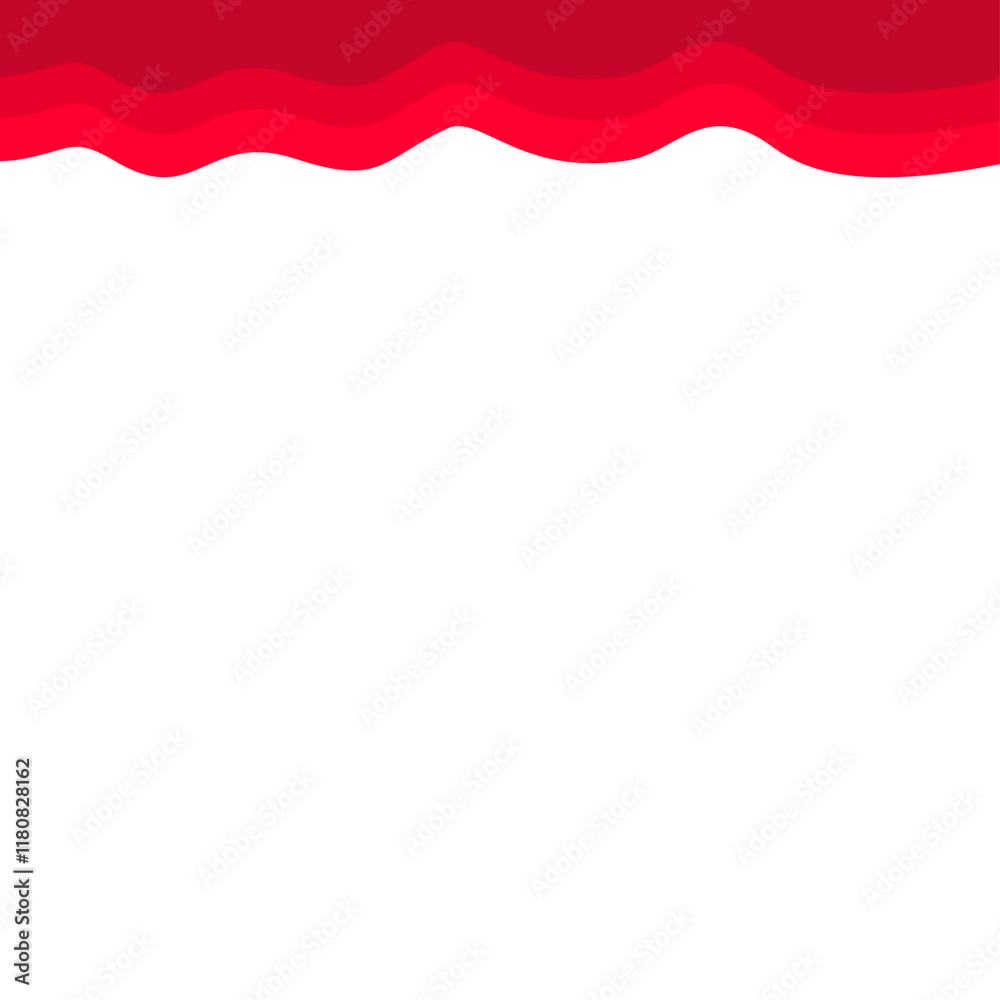 Obraz premium Red Website Separator Form