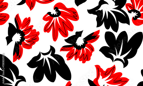 Abstract Flower background suitable for home decore and wallpaper purpose


