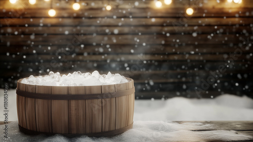 Winter Spa Retreat: Wooden ...