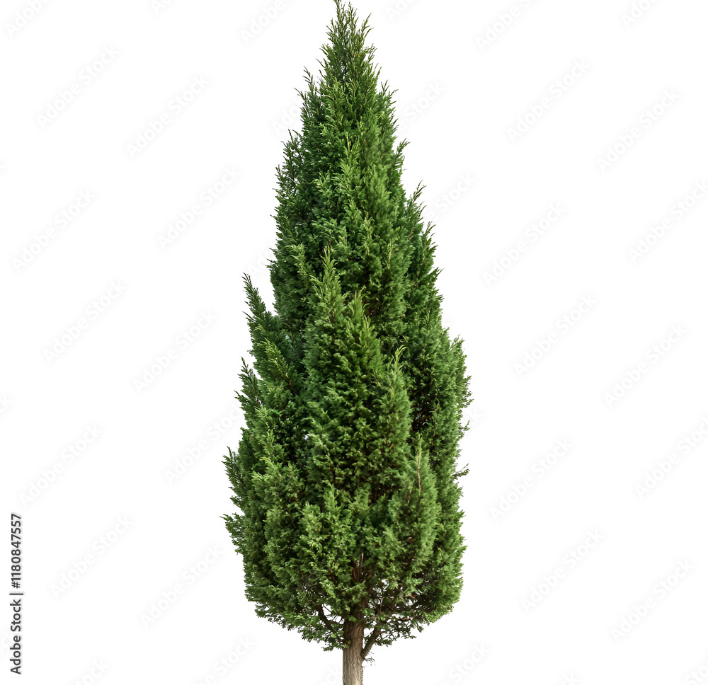 Majestic Cypress Tree: A tall, slender cypress tree stands tall and proud, showcasing its vibrant green foliage and elegant form. Perfect for landscaping designs, nature scenes. Majestic Cypress Tree: A tall, slender cypress tree stands tall and proud, showcasing its vibrant green foliage and elegant form. Perfect for landscaping designs, nature scenes.