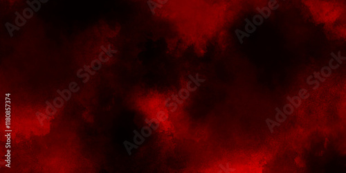 seamless red watercolor artist Mural wallpaper texture with stains, bloody red grunge texture scratched background, black background with billowing red smoke with stains, Red powder explosion clouds.