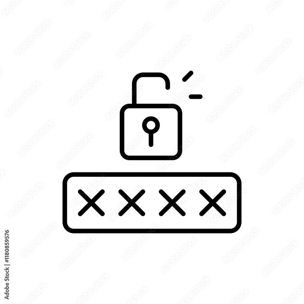 Data leak outline icons, minimalist vector illustration ,simple transparent graphic element .Isolated on white background Data leak outline icons, minimalist vector illustration ,simple transparent graphic element .Isolated on white background