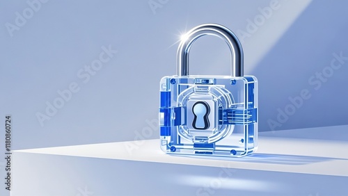 Conceptual diagram of transparent security lock