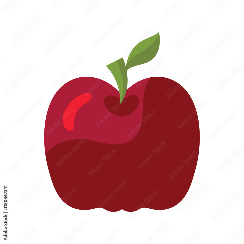 Fototapeta premium whole apple fruit