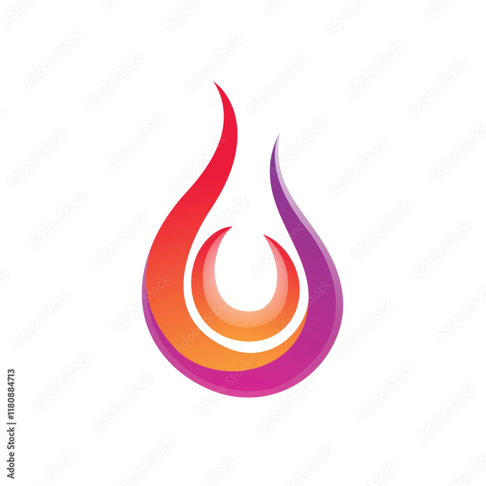 flame vector concept logo template design
flame vector concept logo template design