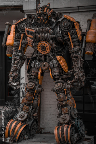 Obraz na plátně the statue of a autobot
