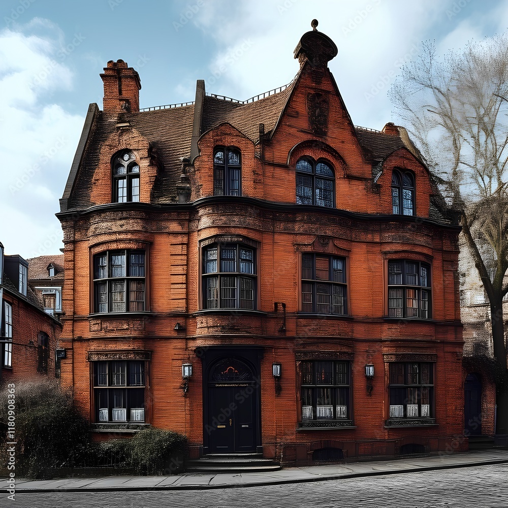 Fototapeta premium brick house