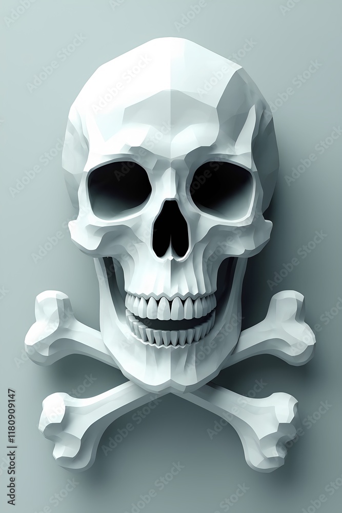 Obraz premium skull & crossbones