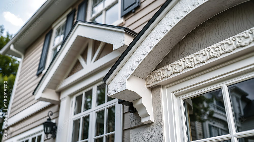 Exterior House Details: Windows, Trim, and Cornice Exterior House Details: Windows, Trim, and Cornice