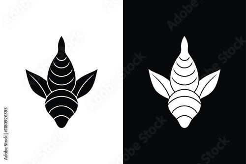 Timeless Turmeric Icon. Engraving Style Illustrations in Monochrome Design