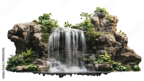 Waterfall transparent background