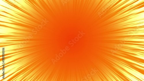 orange running anime cartoon speed line background animation