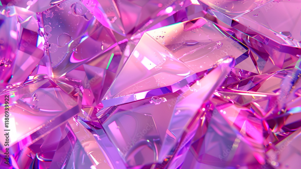 Vibrant Abstract Crystal Refraction Art
Vibrant Abstract Crystal Refraction Art