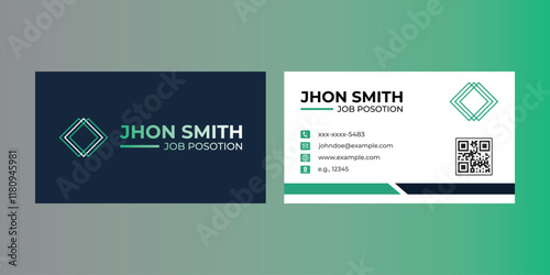 Modern professional business card design. visiting cart for business.