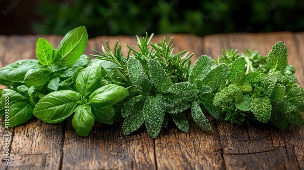 Chopping fresh herbs on a wooden board kitchen macro photography rustic setting close-up culinary preparation Chopping fresh herbs on a wooden board kitchen macro photography rustic setting close-up culinary preparation