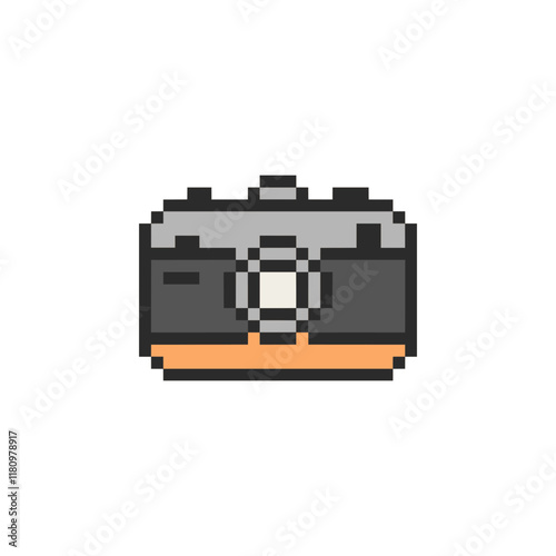 digital camera design pixel art