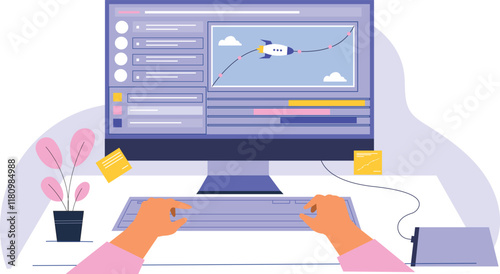 Innovative design process for graphic artists and animators, showcasing creative workflows and techniques.