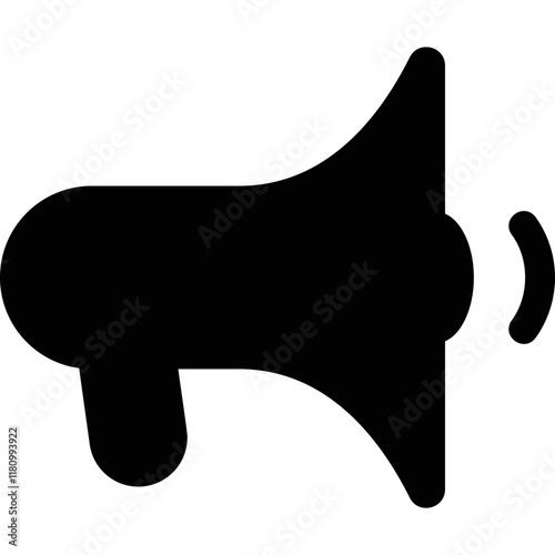 simple vector icon megaphone