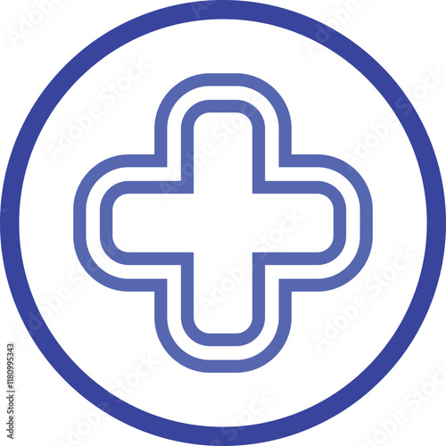 medical cross healthcare icon