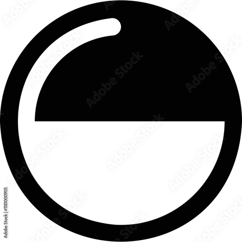 Simple vector icon pills