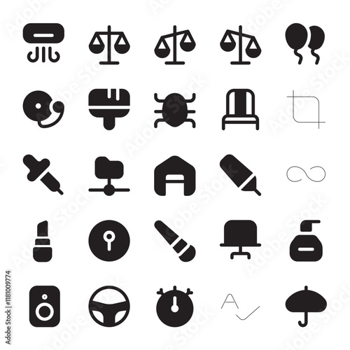 Essential solid style, perfect for user interface projects 