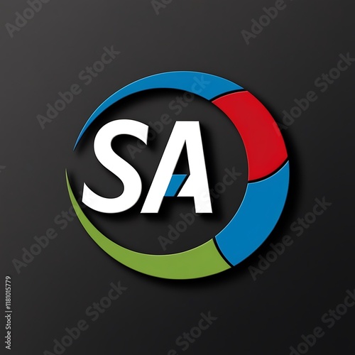As Sa logo design As Sa initial logo template