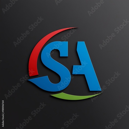 As Sa logo design As Sa initial logo template