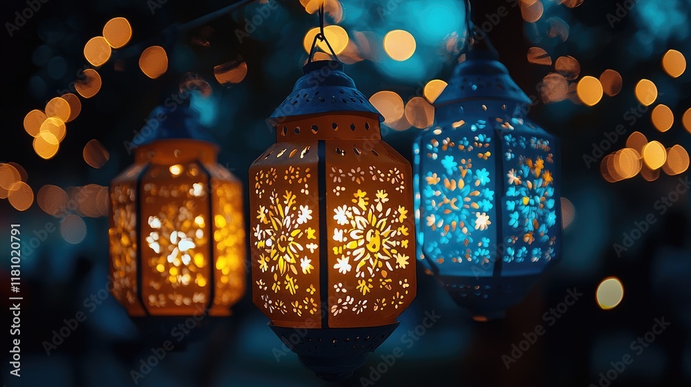 Enthralling Illuminated Lanterns: A Captivating Night Festive Decoration Enthralling Illuminated Lanterns: A Captivating Night Festive Decoration