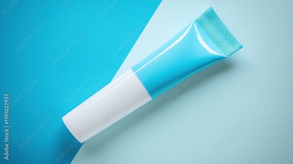 Royal Blue and White Body Lotion Tube Royal Blue and White Body Lotion Tube