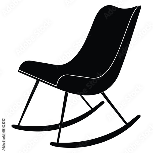 Rocking Chairs illustration vector file