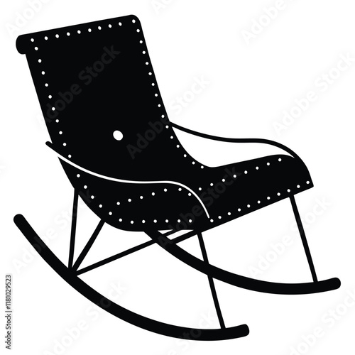 Rocking Chairs illustration vector file