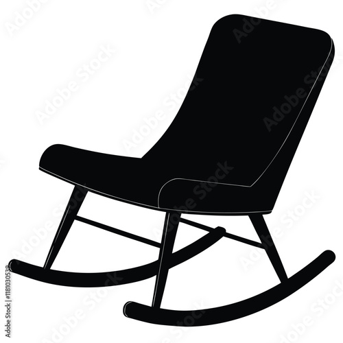 Rocking Chairs illustration vector file